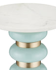 Lambent Turquoise Drinks Table