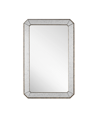 Antiqued Rectangular Mirror