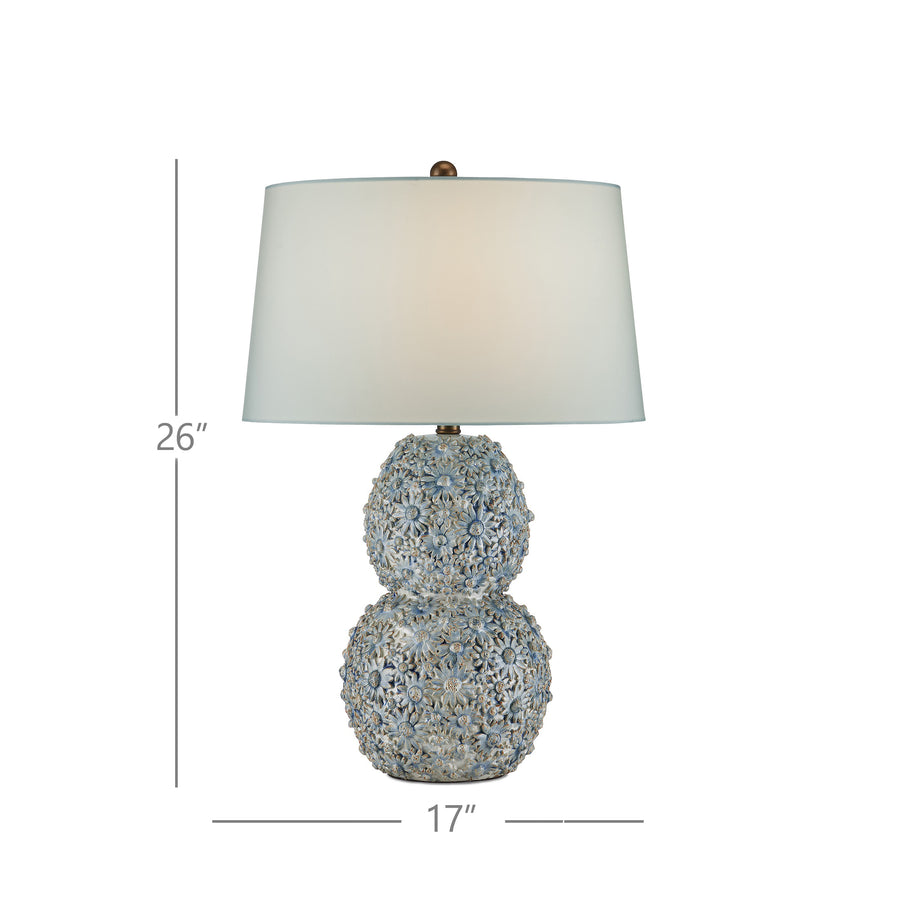 Jessamine Blue Table Lamp