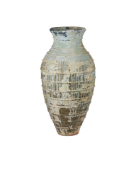 Lipari Extra Large Antique Blue Drip Urn