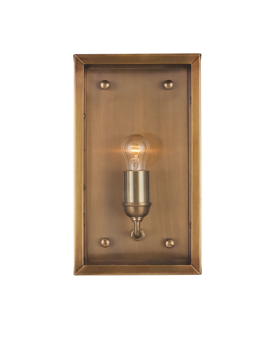 Royster Brass Outdoor Wall Sconce