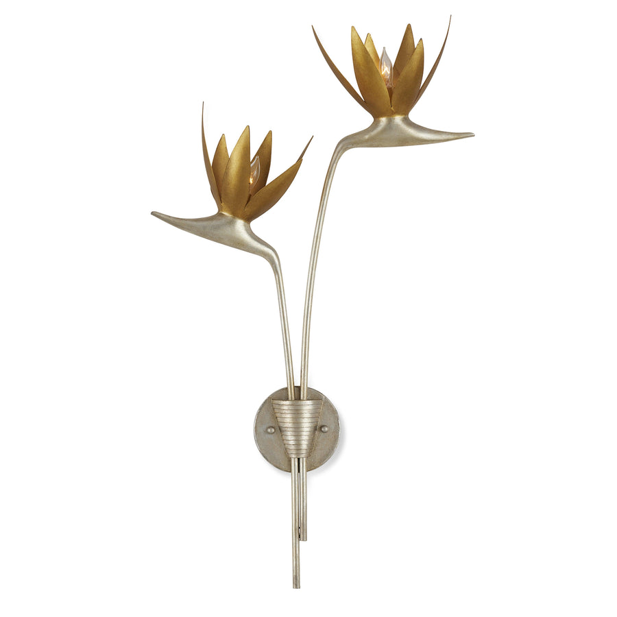 Paradiso Gold & Silver Wall Sconce, Right - Maison Vogue