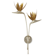 Paradiso Gold & Silver Wall Sconce, Left - Maison Vogue