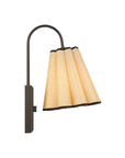 Blithe Grasscloth Wall Sconce