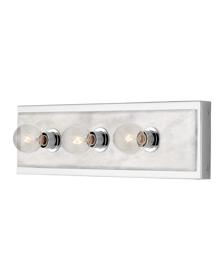 Berdine Medium Nickel Bath Wall Sconce