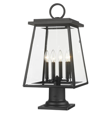 Broughton-4 Light Outdoor Pier Mounted Fixture (Flaired Pier Base) - Maison Vogue
