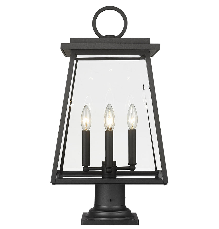Broughton-4 Light Outdoor Pier Mounted Fixture (Flaired Pier Base) - Maison Vogue