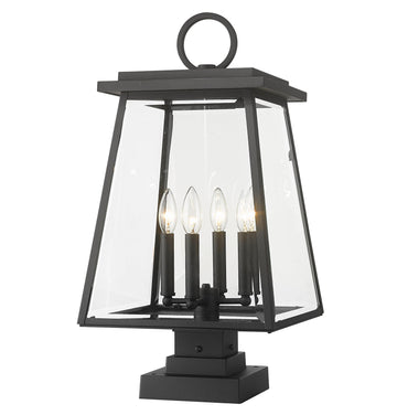 Broughton-4 Light Outdoor Pier Mounted Fixture (Square Base)