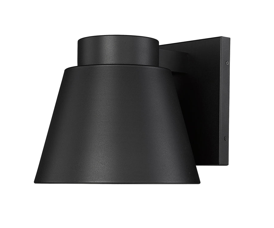 Asher-1 Light Outdoor Wall Sconce 18W (Black) - Maison Vogue