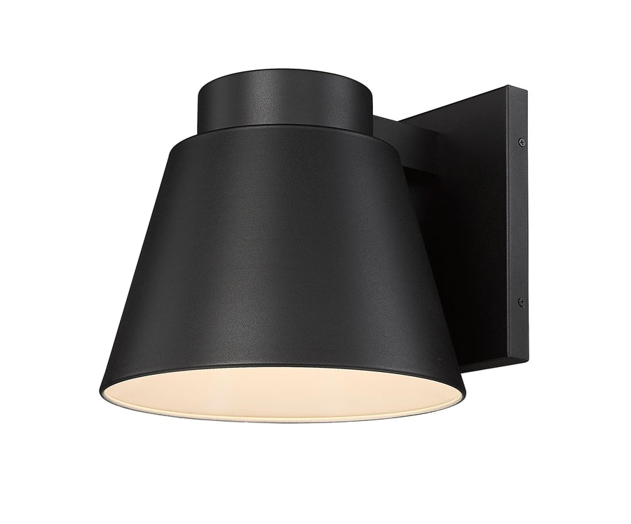 Asher-1 Light Outdoor Wall Sconce 18W (Black) - Maison Vogue