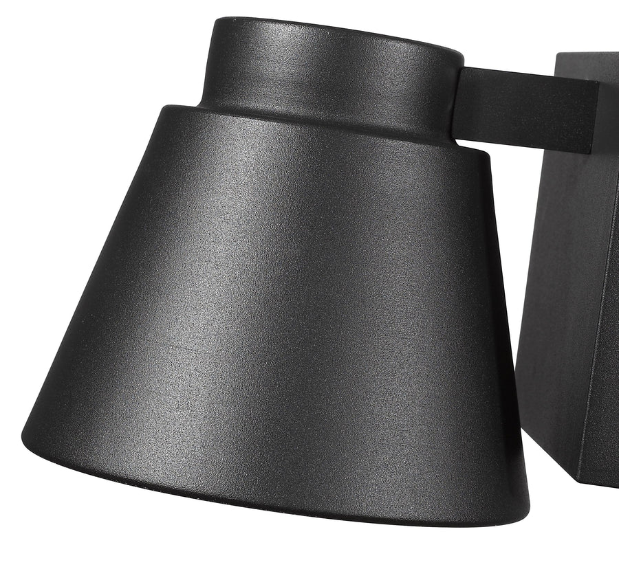 Asher-1 Light Outdoor Wall Sconce 10W (Black) - Maison Vogue