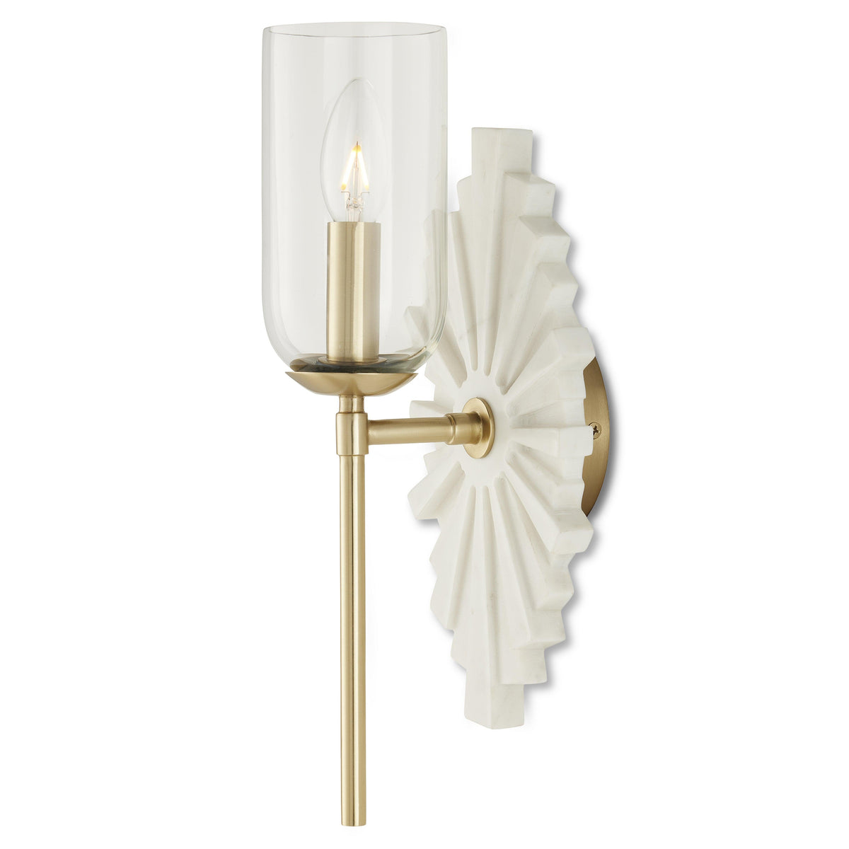 Benthos White Wall Sconce - Maison Vogue