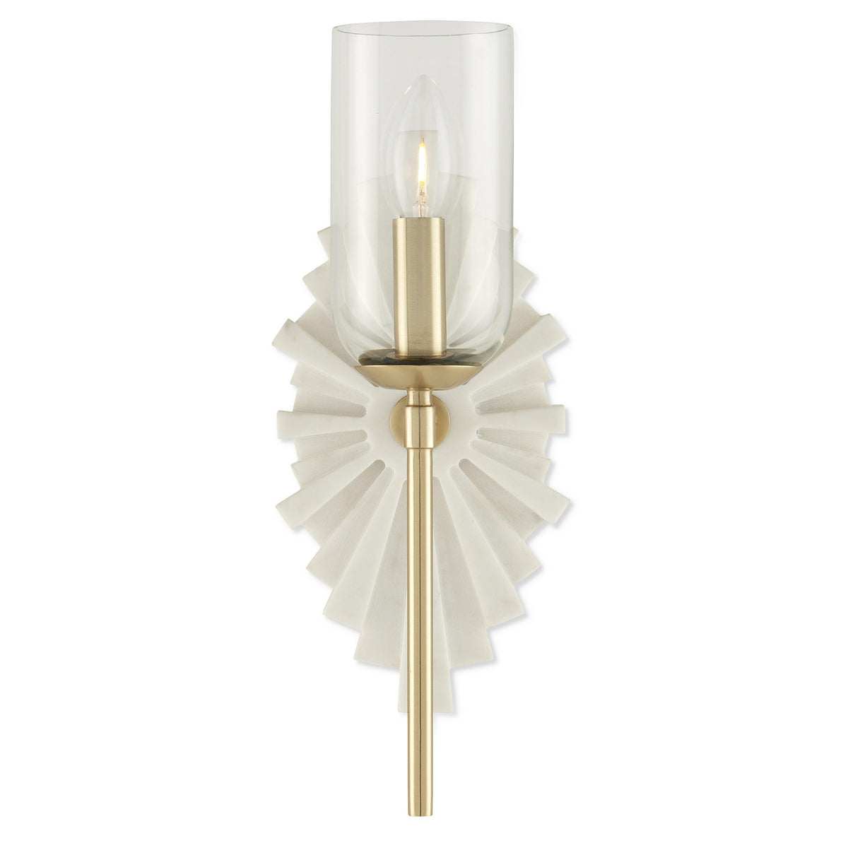 Benthos White Wall Sconce - Maison Vogue