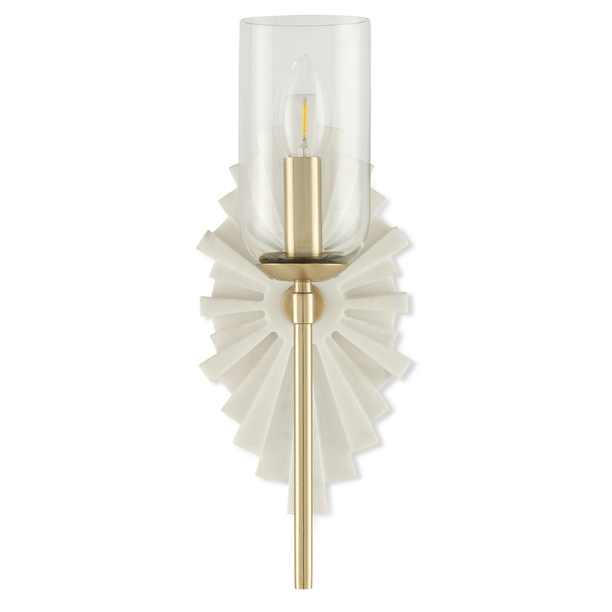 Benthos White Wall Sconce - Maison Vogue