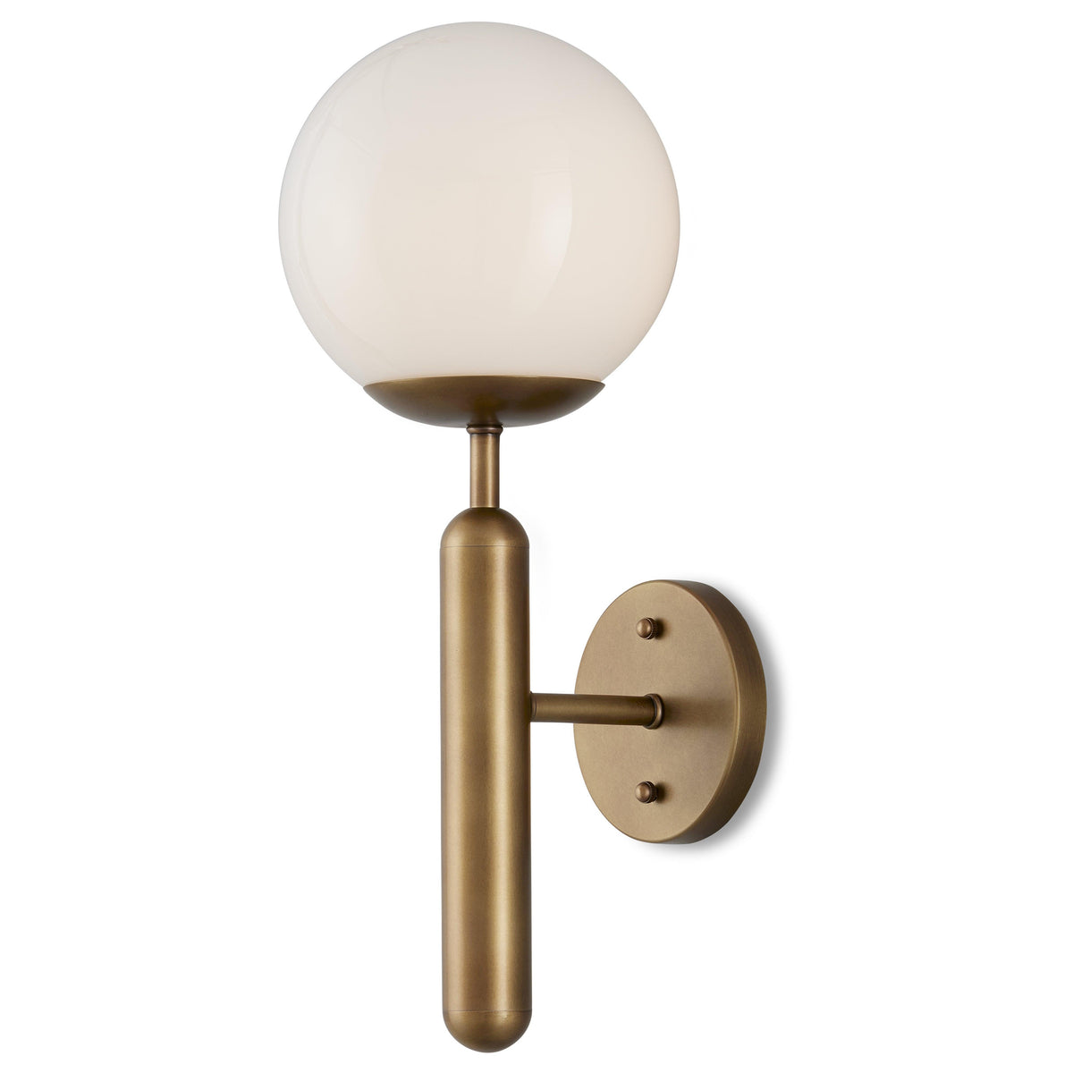 Barbican Single-Light Brass Wall Sconce - Maison Vogue