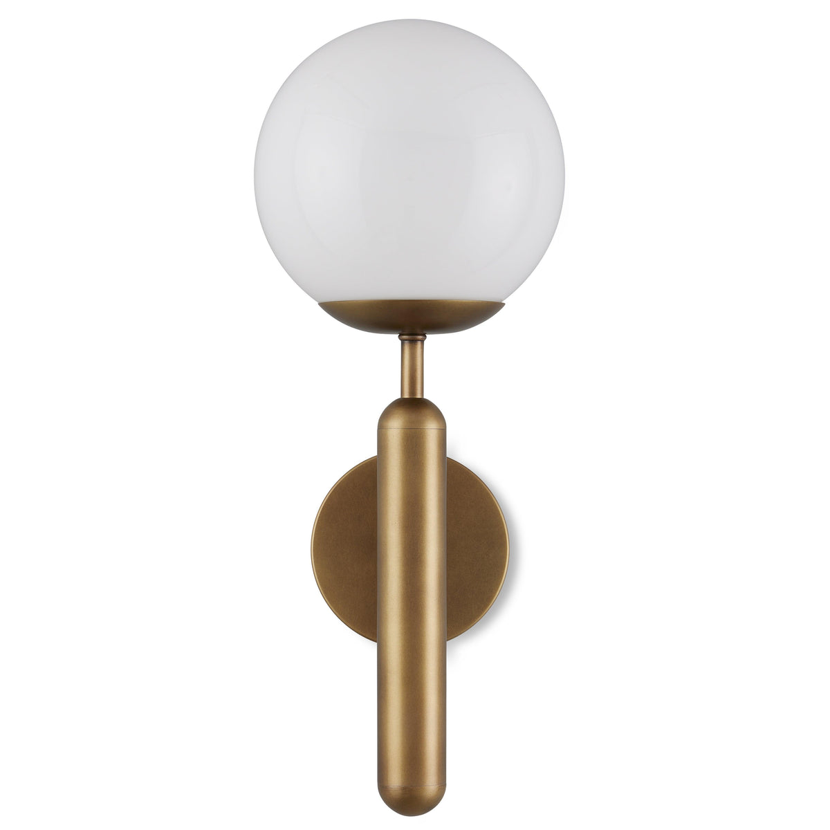 Barbican Single-Light Brass Wall Sconce - Maison Vogue