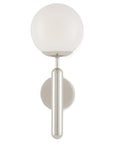 Barbican Single-Light Nickel Wall Sconce - Maison Vogue