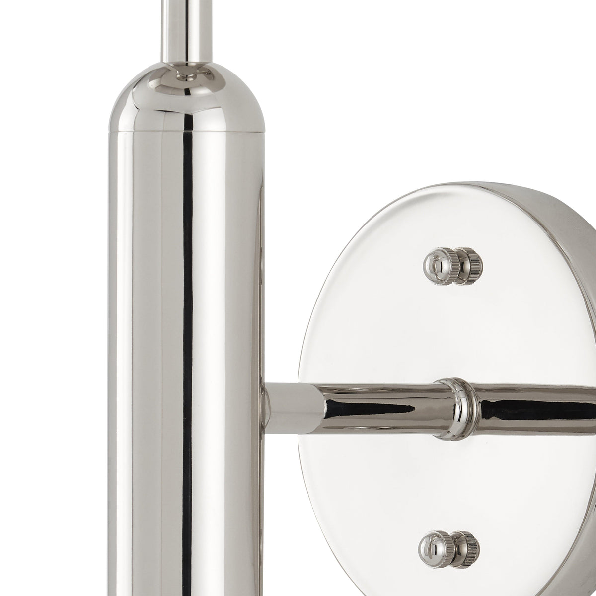 Barbican Single-Light Nickel Wall Sconce - Maison Vogue