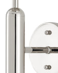 Barbican Single-Light Nickel Wall Sconce - Maison Vogue