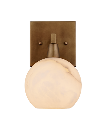 Bombelles Brass Bath Wall Sconce