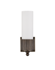 Bryce Bronze Bath Wall Sconce-Oil Rubbed Bronze/Frosted