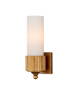 Bryce Gold Bath Wall Sconce-Gold/Frosted