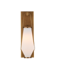 Brompton Brass Bath Wall Sconce-Antique Brass/Opaque