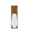 Brompton Brass Bath Wall Sconce-Antique Brass/Opaque