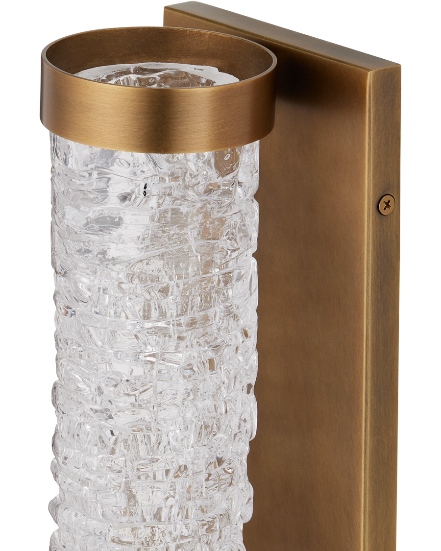 Busby Brass Bath Wall Sconce