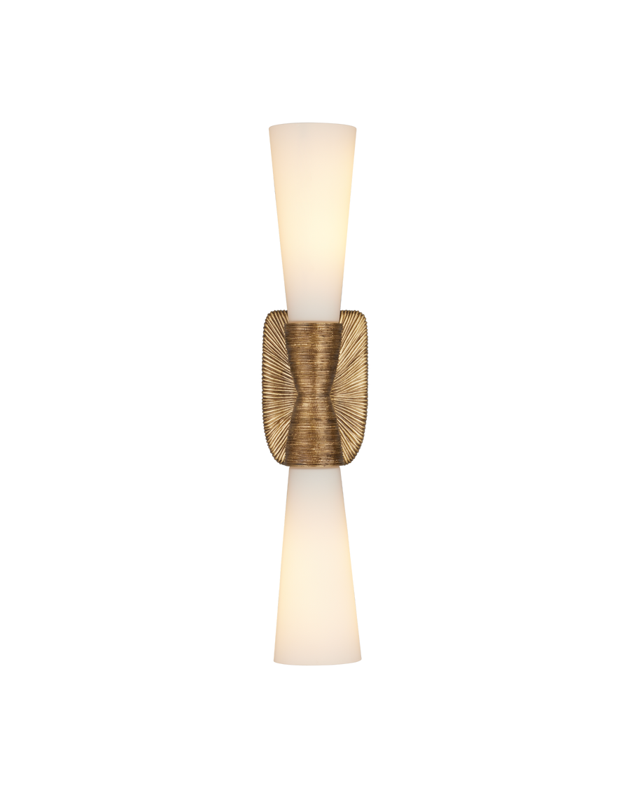 Burrows Brass Bath Wall Sconce