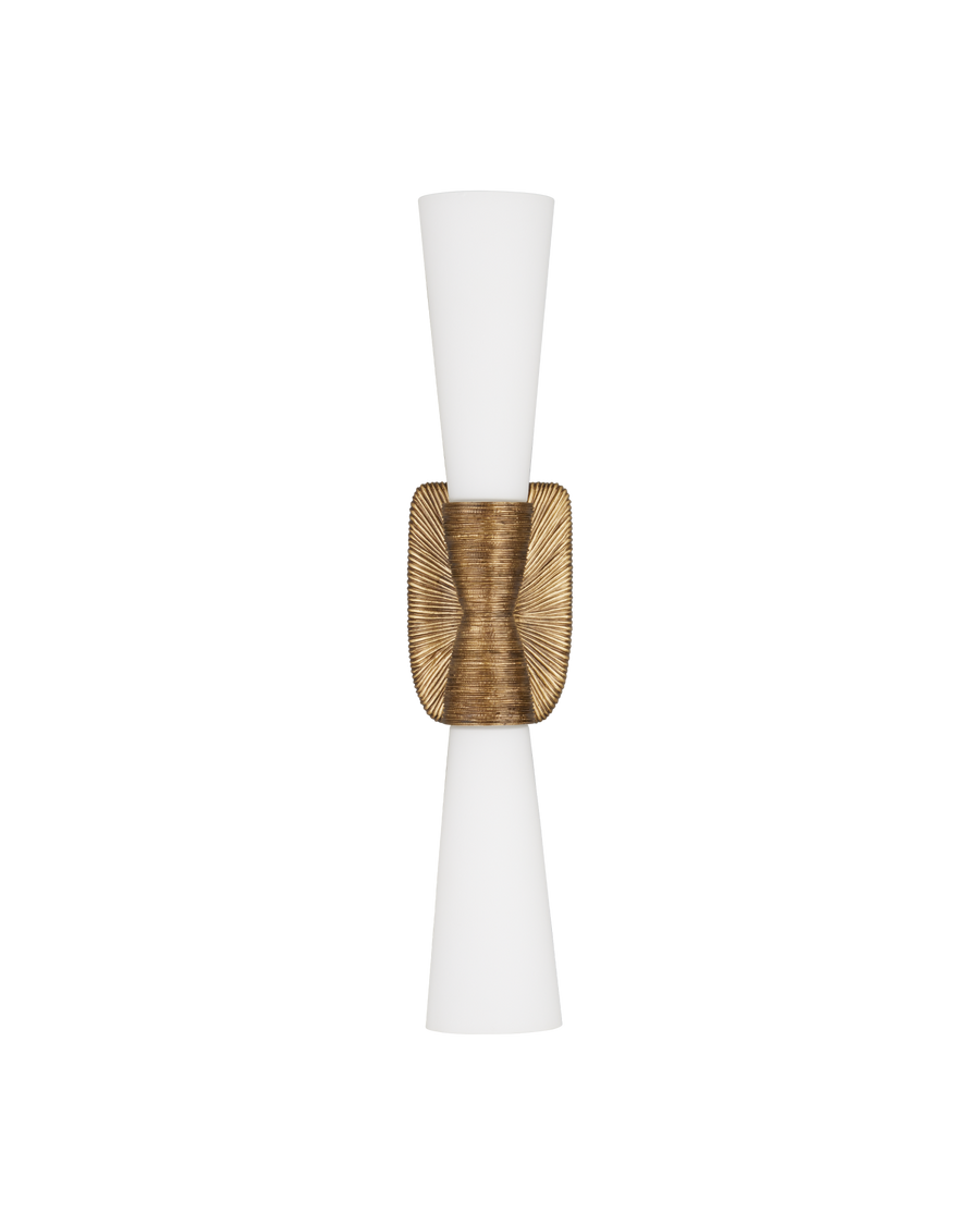Burrows Brass Bath Wall Sconce