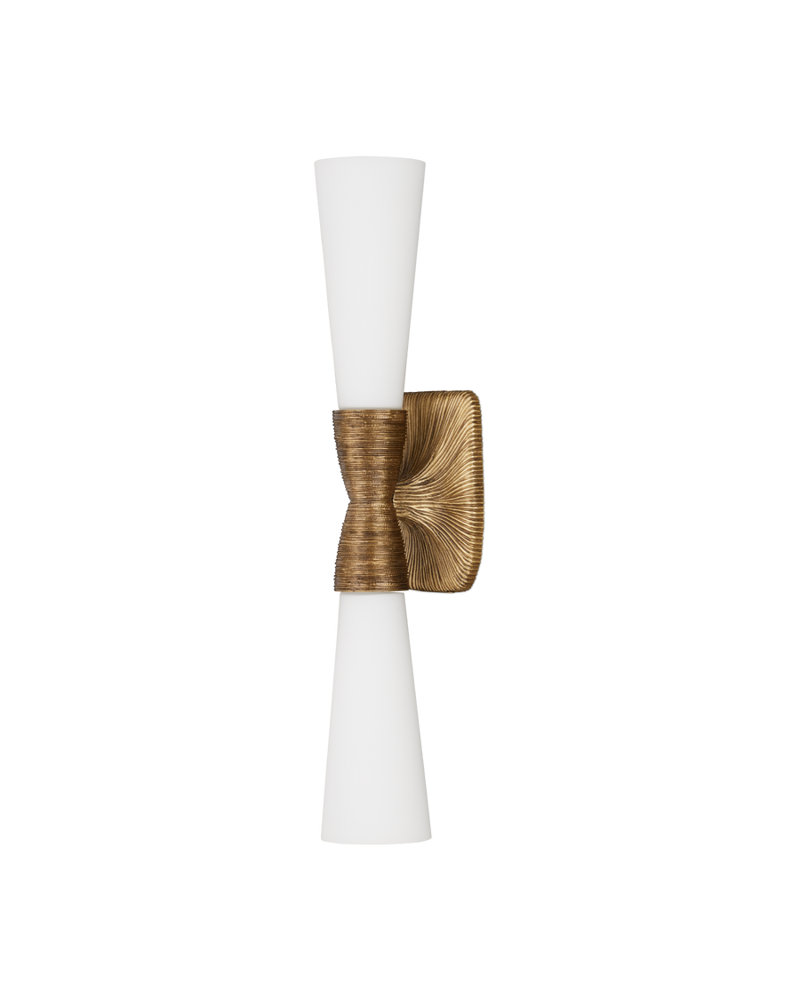 Burrows Brass Bath Wall Sconce