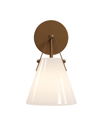 Bronwen Brass Bath Wall Sconce