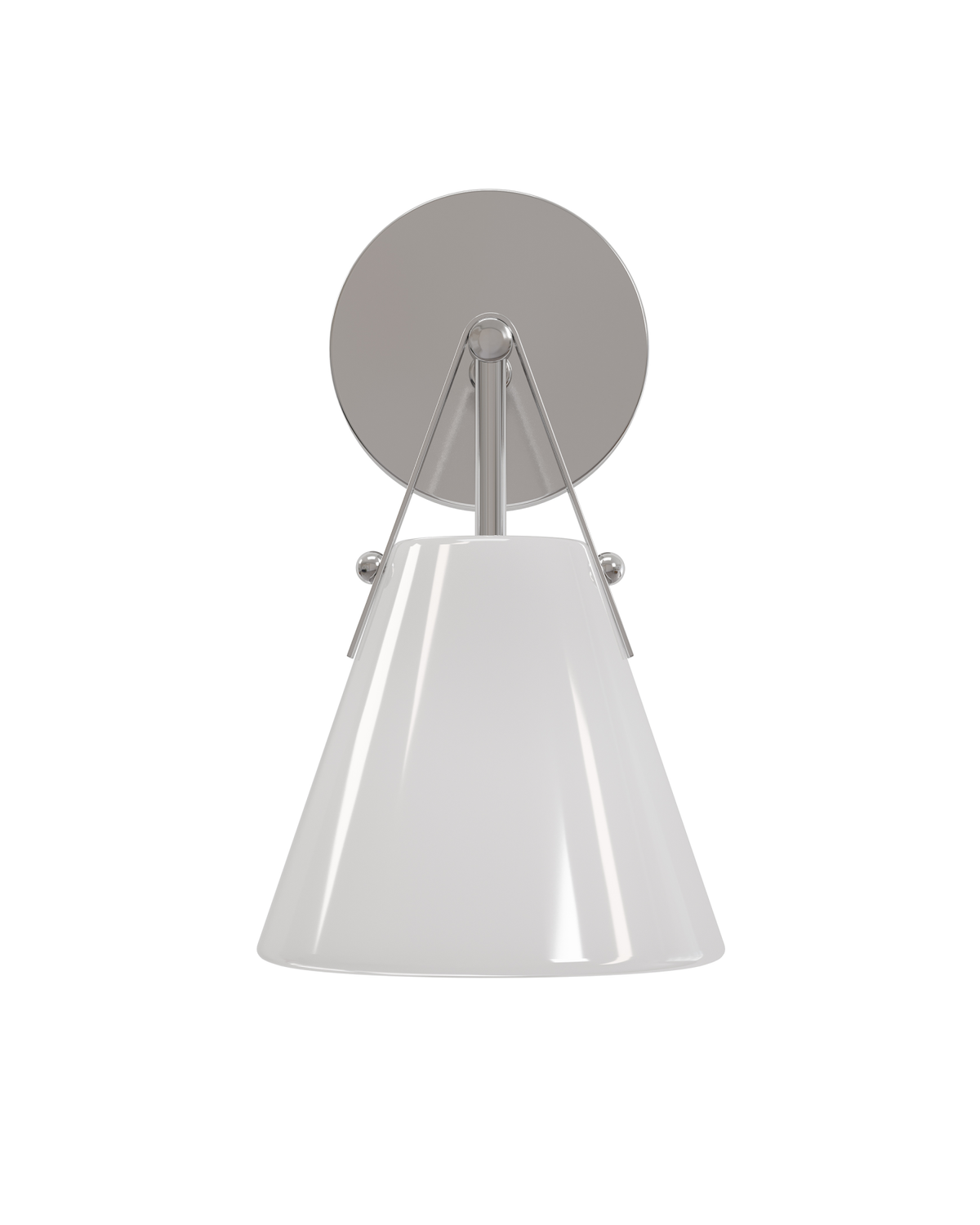Bronwen Nickel Bath Wall Sconce