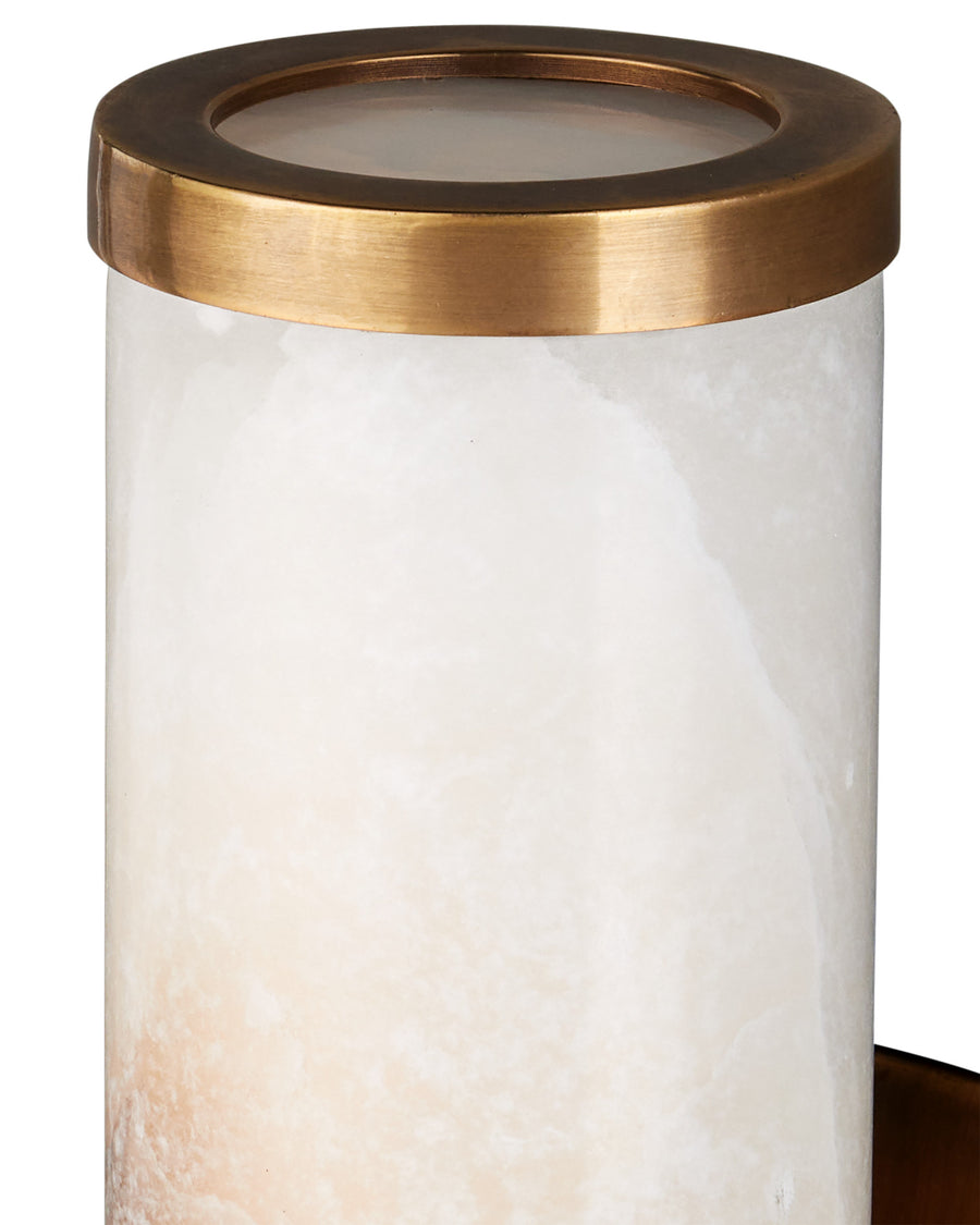 Brenham Small Brass Wall Sconce