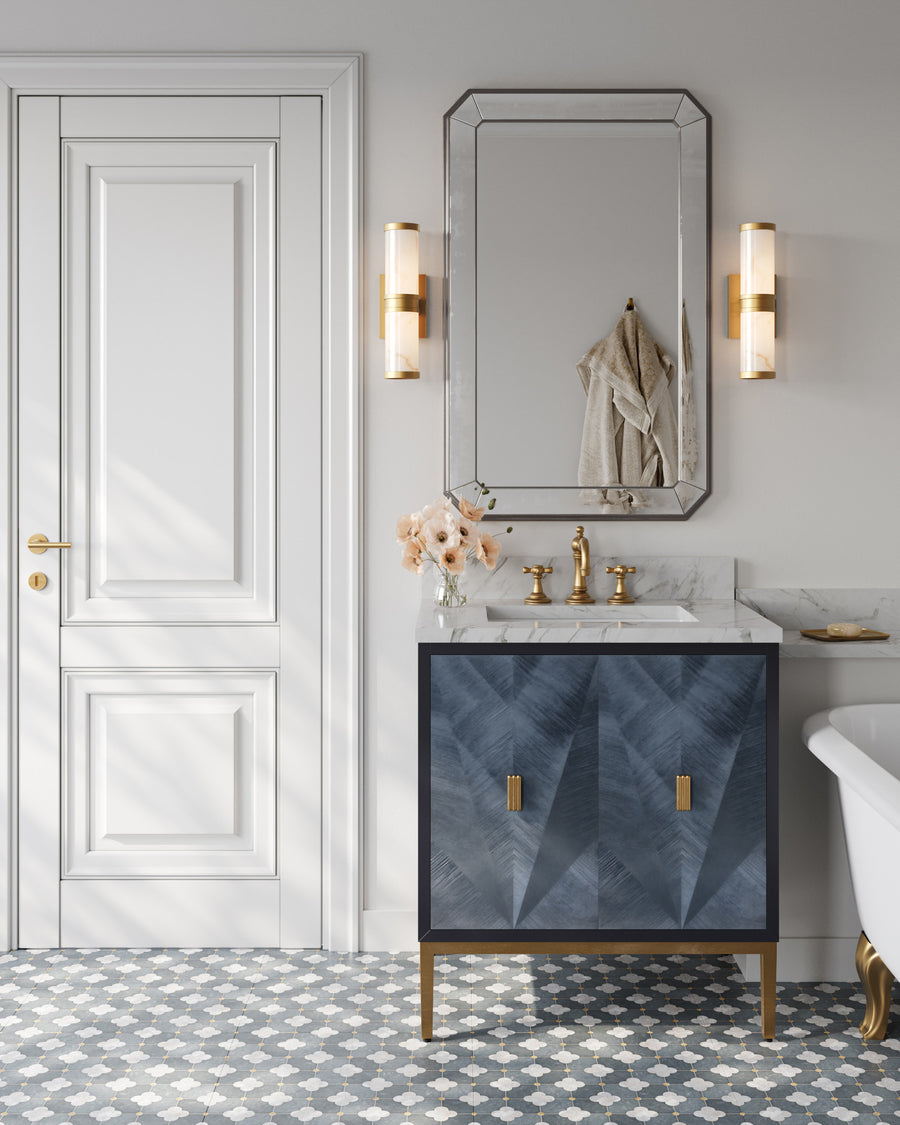 Brenham Small Brass Wall Sconce