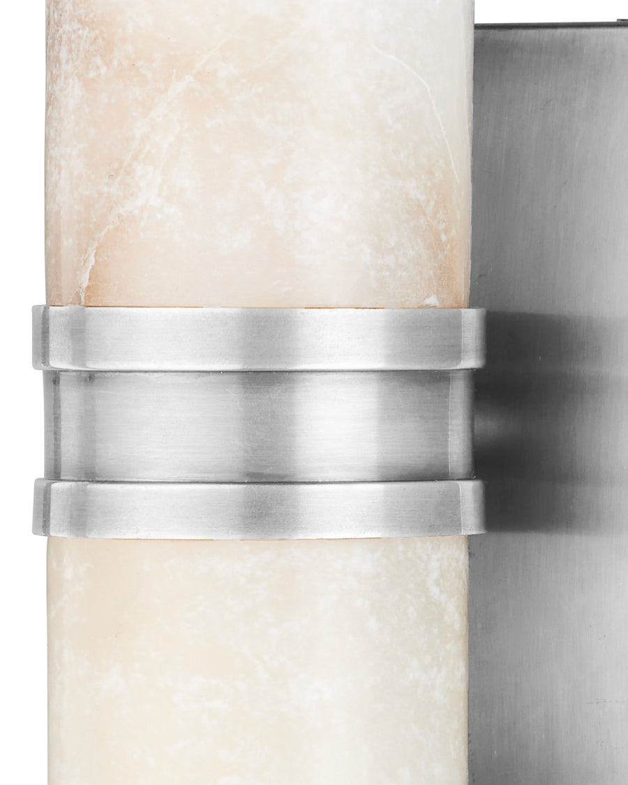 Brenham Small Nickel Wall Sconce