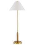 Ippolito Brass Console Lamp