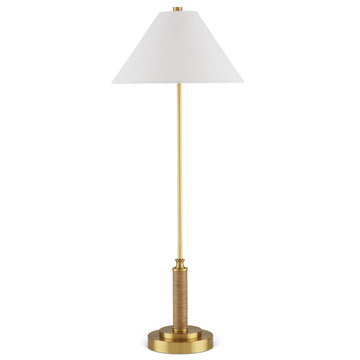 Ippolito Brass Console Lamp