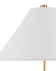 Ippolito Brass Console Lamp