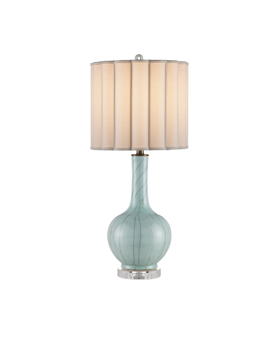 Celadon Crackle Table Lamp