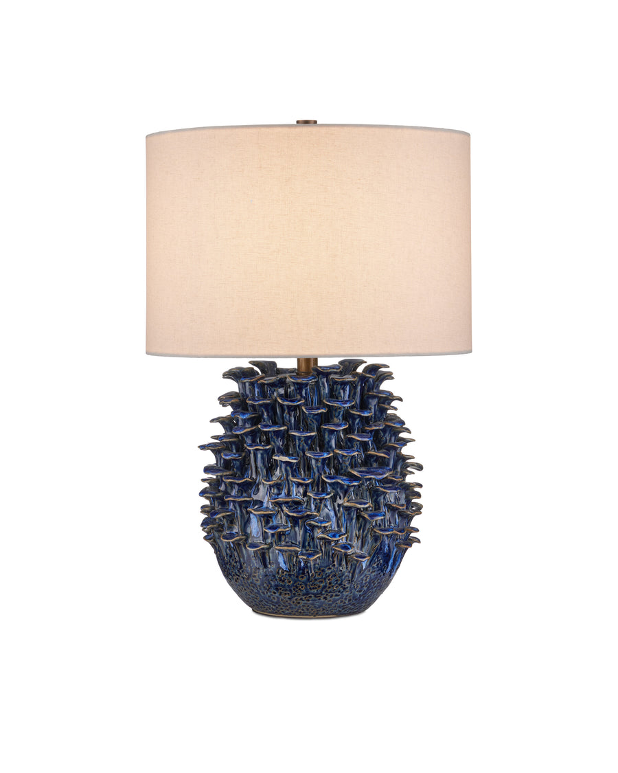 Maitake Dark Blue Table Lamp