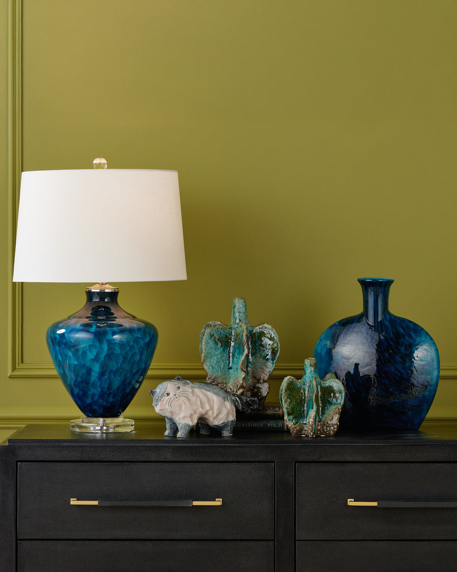 Sapphire Blue Table Lamp