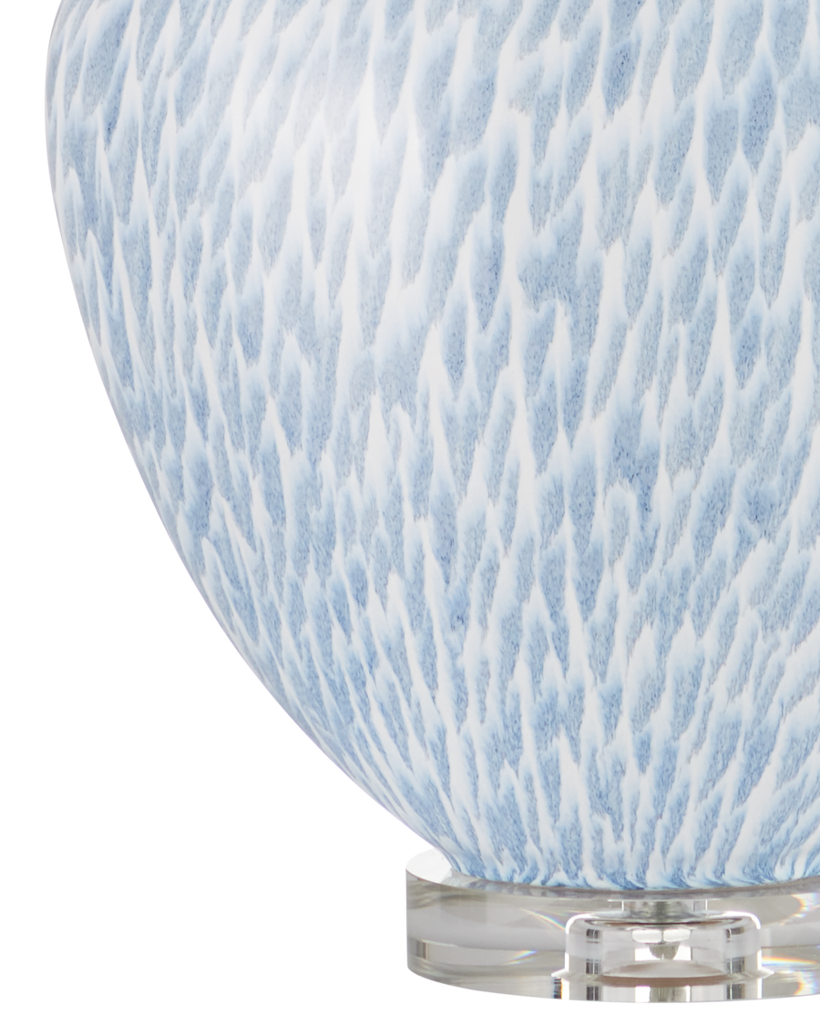 Tinney Blue Table Lamp