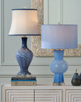 Zeta Blue Table Lamp