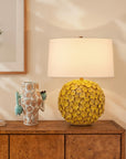 Mantilla Yellow Table Lamp