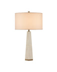 Galuchat Ivory Tapered Table Lamp
