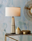 Galuchat Ivory Tapered Table Lamp