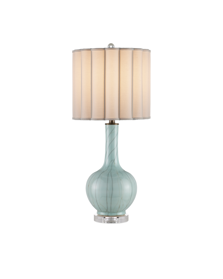 Celadon Crackle Table Lamp