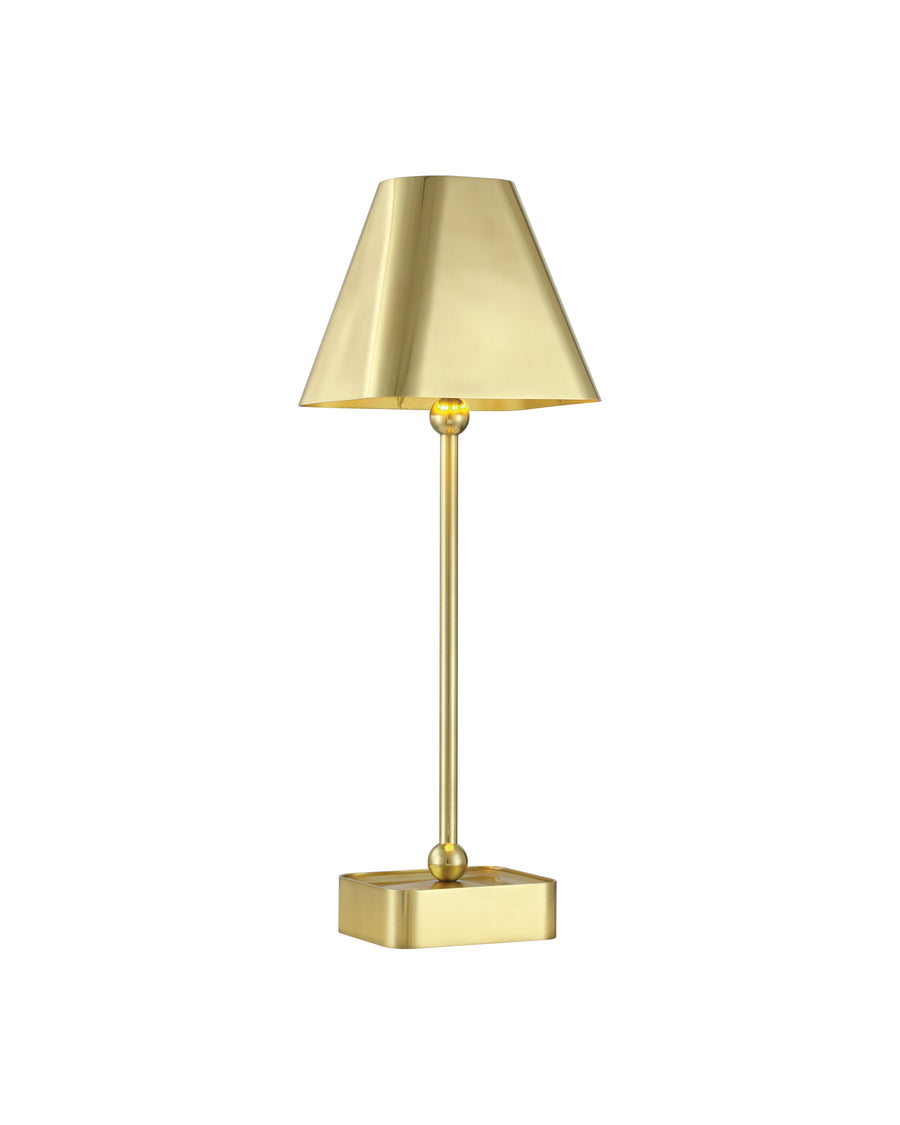 Gadabout Brass Cordless Table Lamp